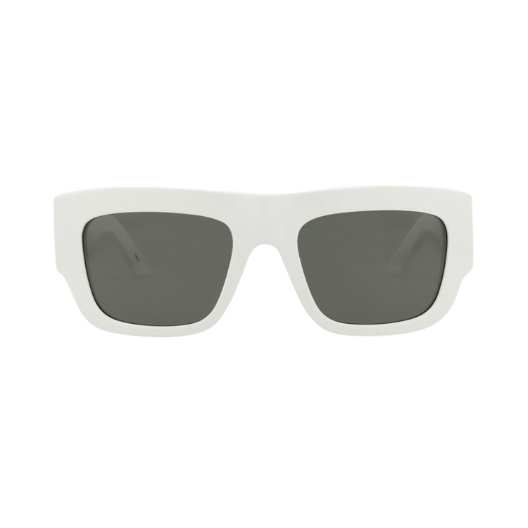 Alexander McQueen Square Sunglasses — White