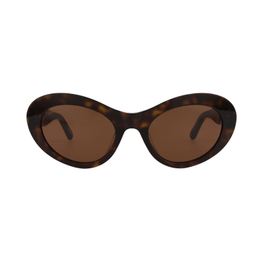 Balenciaga Round Sunglasses — Brown