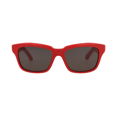 Balenciaga Square Sunglasses — Red