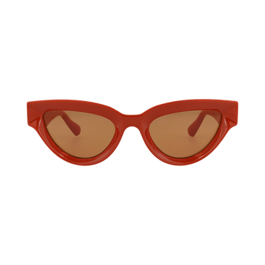 Bottega Veneta Cat Eye Sunglasses — Orange