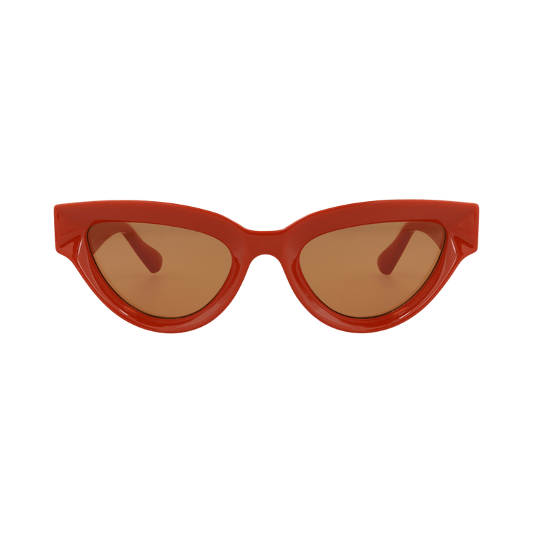 Bottega Veneta Cat Eye Sunglasses — Orange