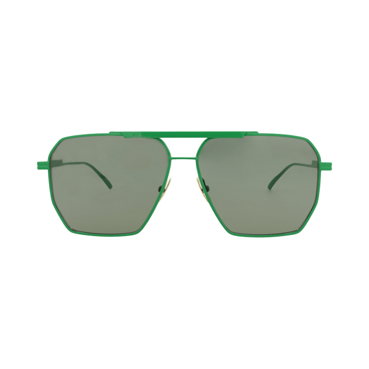 Bottega Veneta Aviator Sunglasses — Green