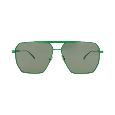 Bottega Veneta Aviator Sunglasses — Green