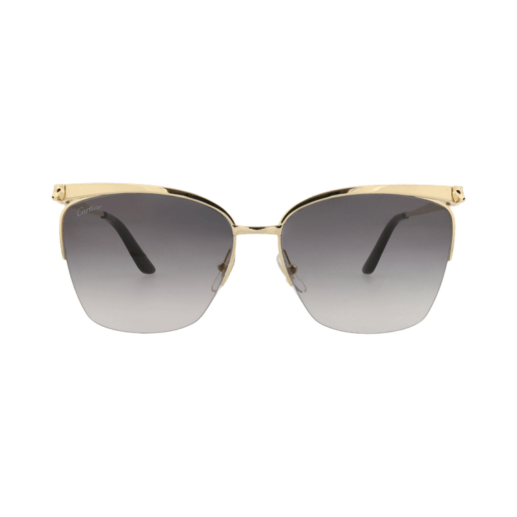 Cartier Square Sunglasses — Gold