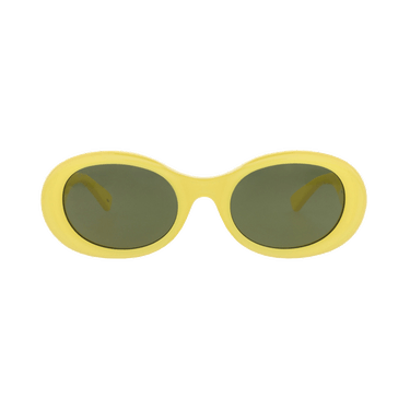 Gucci Round Sunglasses — Yellow