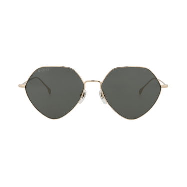 Gucci Square Sunglasses — Gold