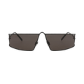 Saint Laurent Square Sunglasses — Black
