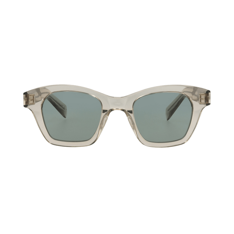 Saint Laurent Square Sunglasses — Tan