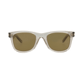 Saint Laurent Square Sunglasses — Tan