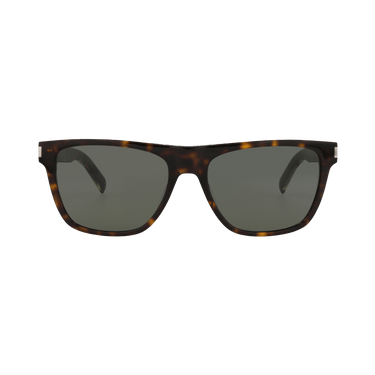Saint Laurent Round Sunglasses — Brown