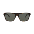 Saint Laurent Round Sunglasses — Brown