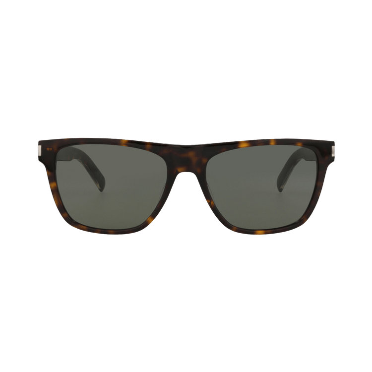 Saint Laurent Round Sunglasses — Brown