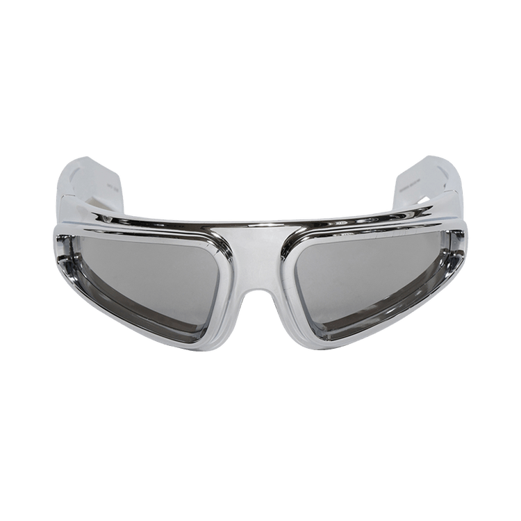 Rick Owens Ryder Sunglasses — Silver