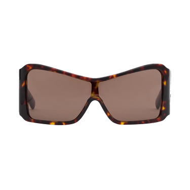 VAQUERA Shield Sunglasses — Brown