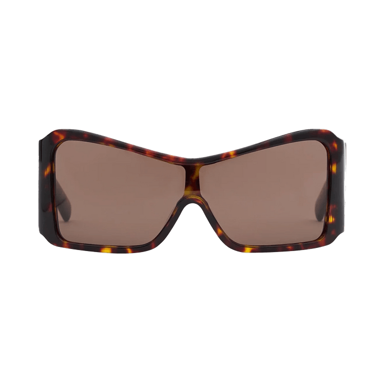 VAQUERA Shield Sunglasses — Brown