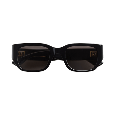 Bottega Veneta Rectangular Sunglasses — Black
