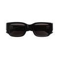 Bottega Veneta Rectangular Sunglasses — Black