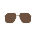 Alexander McQueen Aviator Sunglasses — Gold