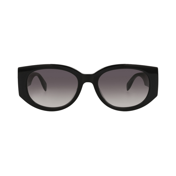 Alexander McQueen Round Sunglasses — Black