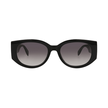 Alexander McQueen Round Sunglasses — Black