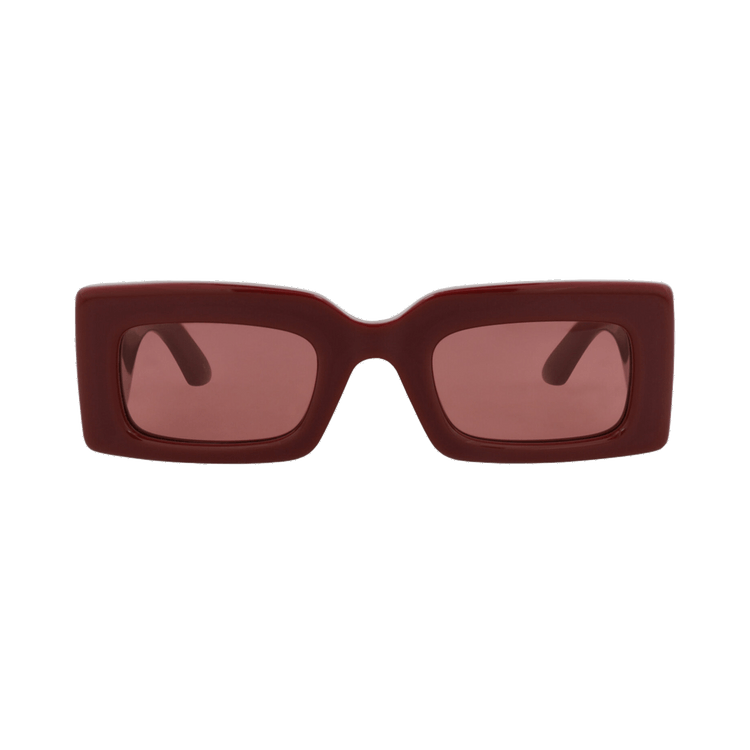 Alexander McQueen Square Sunglasses — Red