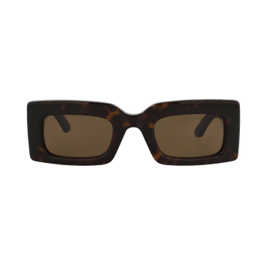 Alexander McQueen Square Sunglasses — Brown
