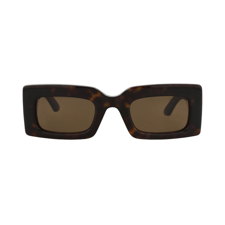 Alexander McQueen Square Sunglasses — Brown