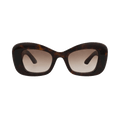 Alexander McQueen Cat Eye Sunglasses — Brown