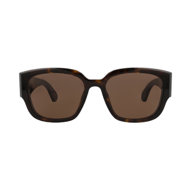 Alexander McQueen Square Sunglasses — Brown