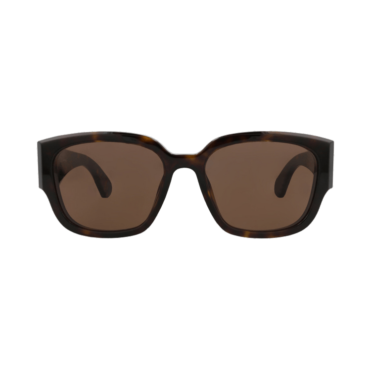 Alexander McQueen Square Sunglasses — Brown