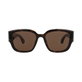 Alexander McQueen Square Sunglasses — Brown