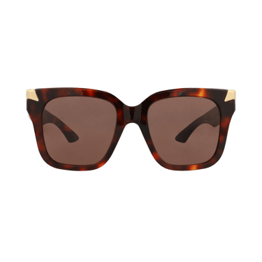 Alexander McQueen Square Sunglasses — Brown