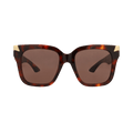 Alexander McQueen Square Sunglasses — Brown