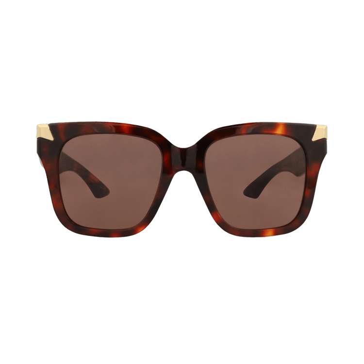 Alexander McQueen Square Sunglasses — Brown