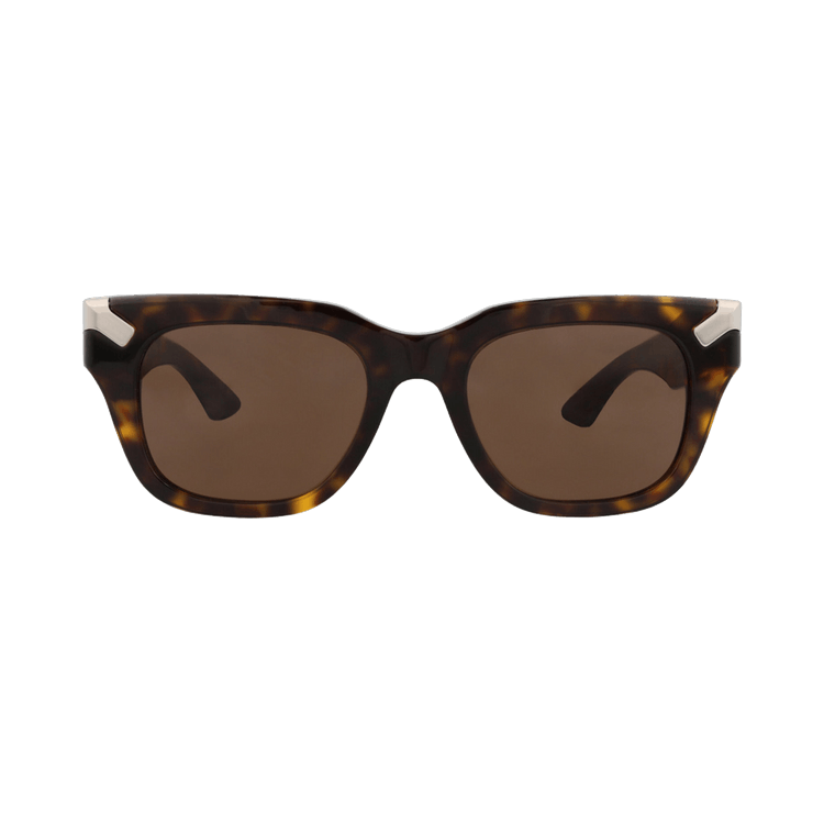 Alexander McQueen Square Sunglasses — Brown