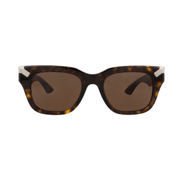 Alexander McQueen Square Sunglasses — Brown