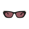 Alexander McQueen Cat Eye Sunglasses — Black