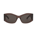 Balenciaga Square Sunglasses — Brown