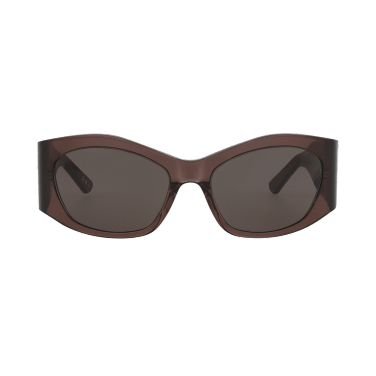Balenciaga Square Sunglasses — Brown