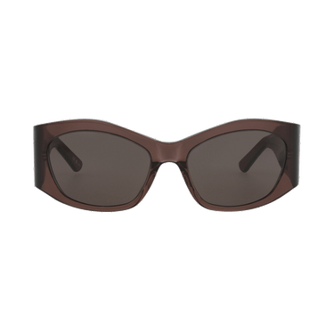 Balenciaga Square Sunglasses — Brown