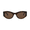 Balenciaga Round Sunglasses — Brown
