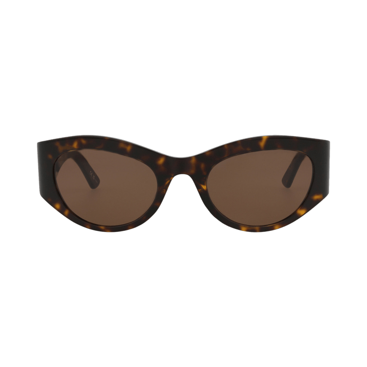 Balenciaga Round Sunglasses — Brown