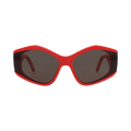 Balenciaga Cat Eye Sunglasses — Red