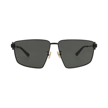 Bottega Veneta Square Sunglasses — Black
