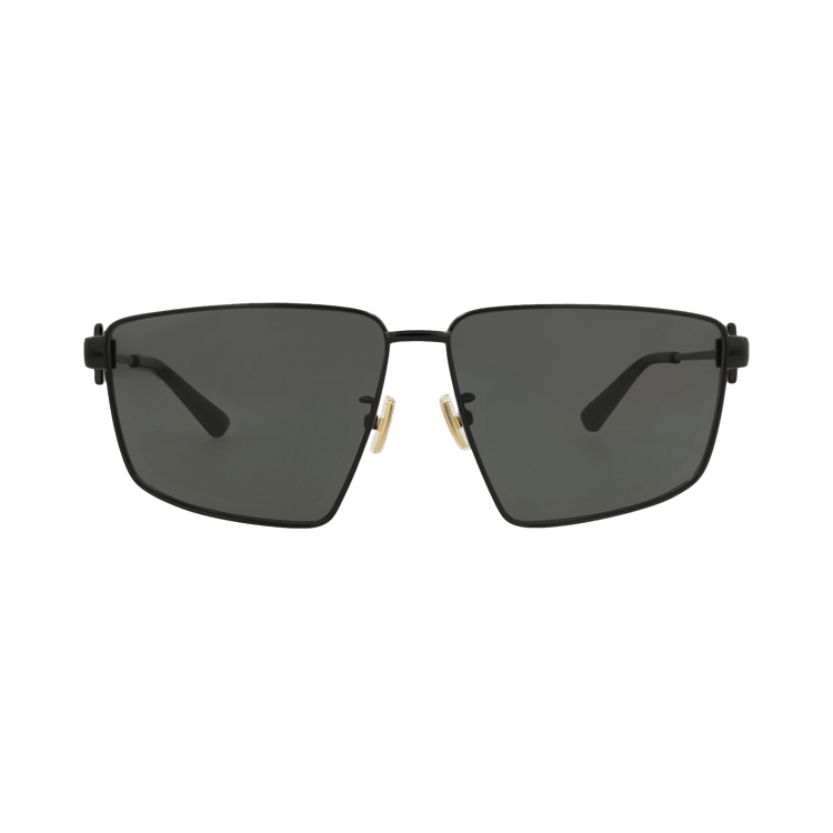 Bottega Veneta Square Sunglasses — Black