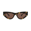Bottega Veneta Cat Eye Sunglasses — Brown