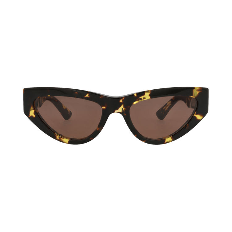 Bottega Veneta Cat Eye Sunglasses — Brown