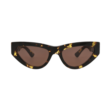 Bottega Veneta Cat Eye Sunglasses — Brown