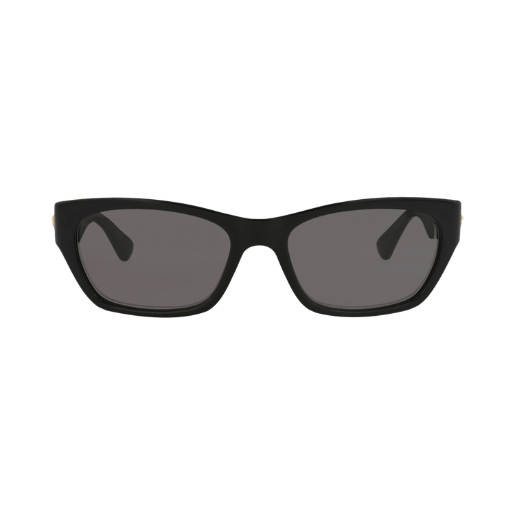 Bottega Veneta Square Sunglasses — Black