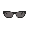Bottega Veneta Square Sunglasses — Black